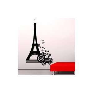  Bubble tower eiffel tower decals  vinyl wall stickers 