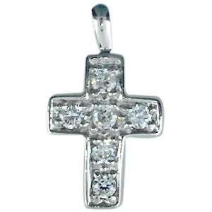   Studded Cz Celtic Cross Pendant Necklaces Testing Products Jewelrys