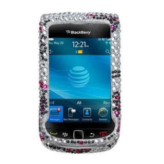 Elegant BUTTERFLY Diamond Case 4 BlackBerry TORCH 9800  