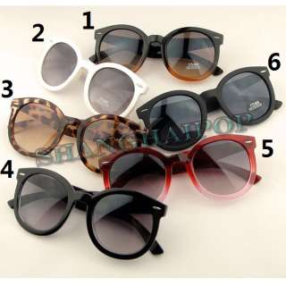 Cute Round Wayfarer Style Sunglasses Shades Sunnies Big Frame Stud 