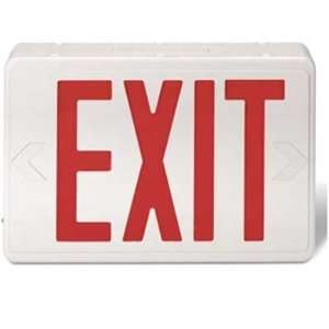  Brooks Equipment   Led Exit Sign W/Battery Back Up
