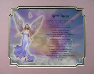 REAL MOM PERSONALIZED POEM FOR STEPMOM GREAT GIFT  