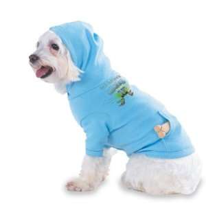  JITSU Hooded (Hoody) T Shirt with pocket for your Dog or Cat MEDIUM Lt
