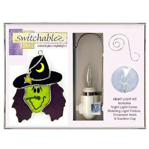 Switchables   SW098K   Witch   Stained Glass Night Light 