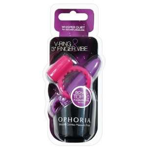  Ophoria v ring & finger vibe combo   pink/purple Health 