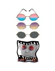 Pink and Blue John Sunglasses [Eyewear]