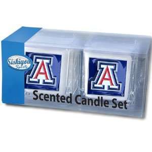  Arizona Wildcats College Candle Set