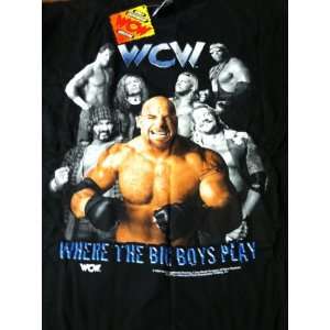 WCW Where the Big Boys Play T Shirt Size X Large 