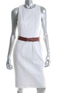 Lauren Ralph Lauren NEW White Casual Dress BHFO Sale 14  