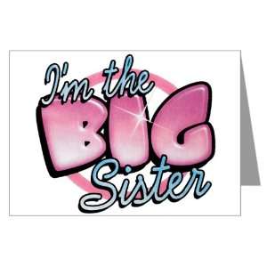  Greeting Cards (20 Pack) Im The Big Sister Everything 