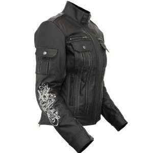 Speed and Strength Little Miss Dangerous Leather Motorcycle Jacket 