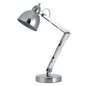  Cal Lighting 60W Gorica Metal Desk Lamp With Adjustable Arms 