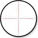 Fully floating reticle design features dots and ties spaced at 1/2 mil 
