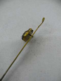 Antique Kanzashi (Hairpin) w/Metal work, Kiku V157  