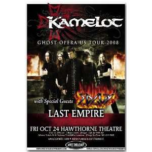  Kamelot Poster   Concert Flyer   Ghost Opera Tour 08