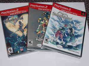games Kingdom Hearts I II & Chain of Memories PS2 New  
