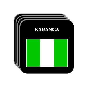  Nigeria   KARANGA Set of 4 Mini Mousepad Coasters 