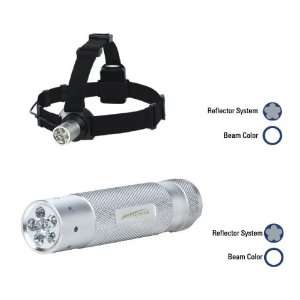  LED lenser V2 6 Chip LED 7345S & 6 Chip headlamp 7041 