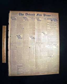 SS ISLANDER Shipwreck Klondike GOLD Lost 1901 Newspaper  