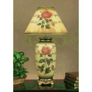  Legacy Lighting 1511TL 20P Decorative Porcelain Table Lamp 