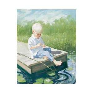 Learning To Fish Poster Print 