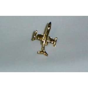 Lear Jet Tie Tac (Silver or Gold)