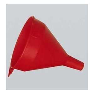  Funnel King® Red Safety Polyethylene 6 Quart Funnel