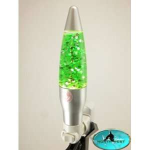  2 Green Glitter Mini Lava Lamps / Nightlight Everything 