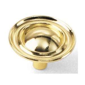  1 1/2 Dia Polished Brass Ambassador Knob
