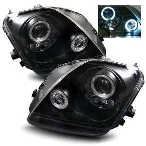  97 01 Honda Prelude Black Projector Headlights Automotive