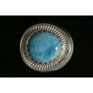    Sterling Silver and Larimar Stone Ring size 7 