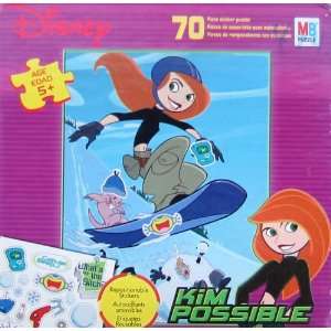  Disney Kim Possible 70pc. Sticker Puzzle Toys & Games
