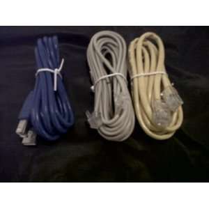   IN 1 DEAL*****PRINTER CABLE, PHONE LINE & LAN LINE*****ALL IN ONE