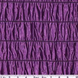  Carioca Smocked Lame Purple Fabric By The Yard Arts, Crafts & Sewing