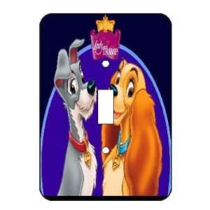  lady and the tramp Light Switch Plate Cover Brand New 