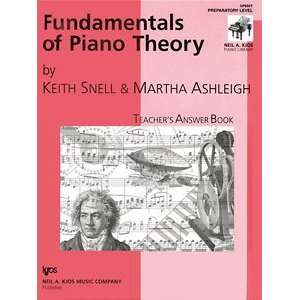  KJOS Fundamentals of Piano Theory, Prep Answer Book 