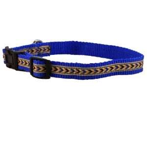  Small Dog Collar by Sandia Pet Products   Arrows on Blue 