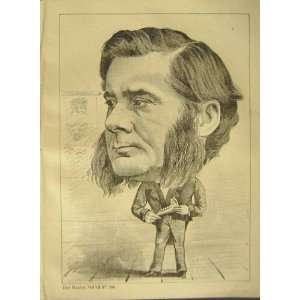 Portrait Professor Huxley Men Bailie 1876 Glasgow 