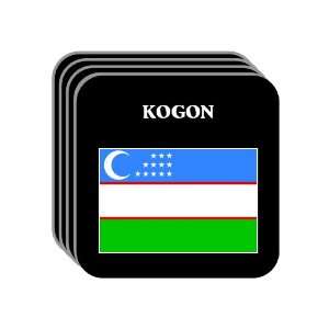  Uzbekistan   KOGON Set of 4 Mini Mousepad Coasters 