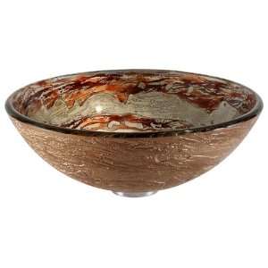  Kraus GV 651 17 in. Round Handcrafted Glass Vessel