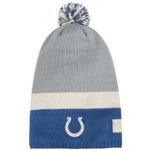  Indianapolis Colts Retro Sport Long Pom Knit Hat Sports 