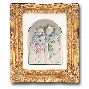   Holy Family Jesus Mary Joseph Gold Framed Artwork Catholic Religious