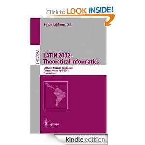 LATIN 2002 Theoretical Informatics 5th Latin American Symposium 