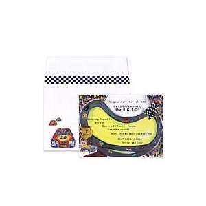  Checkered Flag Invitation Birthday Party Invitations 