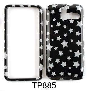   FOR HTC ARRIVE 7 PRO GLITTER STARS ON BLACK Cell Phones & Accessories