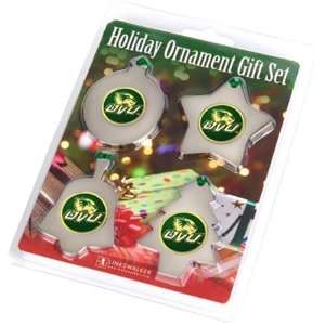  Utah Valley State Wolverines NCAA Holiday Ornament 4 Pack 
