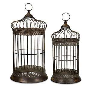 Set of 2 Byzantine Dome Bird Cages