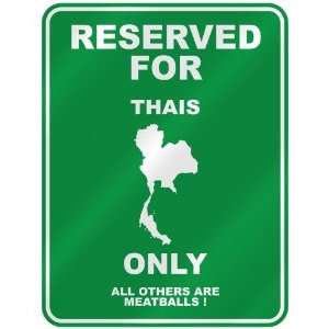   FOR  THAI ONLY  PARKING SIGN COUNTRY THAILAND