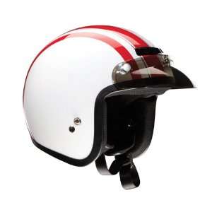  Z1R Jimmy Retro Helmet   3X Large/White/Red Automotive