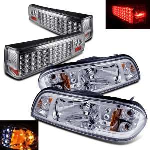 Eautolight 87 93 Ford Mustang LED Head Lights + LED Tail Lights Brand 